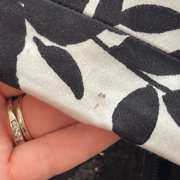 ⛄️ Ralph Lauren Sleeveless White and Black Flower Midi Dress - Picture 7 of 8